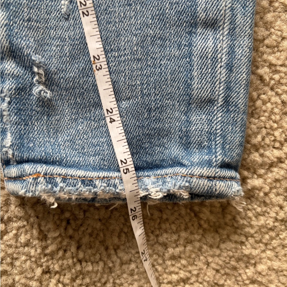 Moussy Vintage Distressed Crop Jeans Women's Helendale Skinny Mid Rise size 24 - Picture 16 of 16